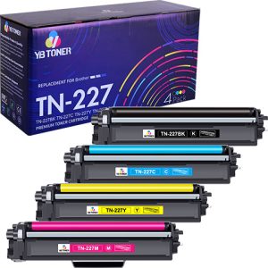 Compatible Brother TN227 4-Pack TN227BK/C/M/Y